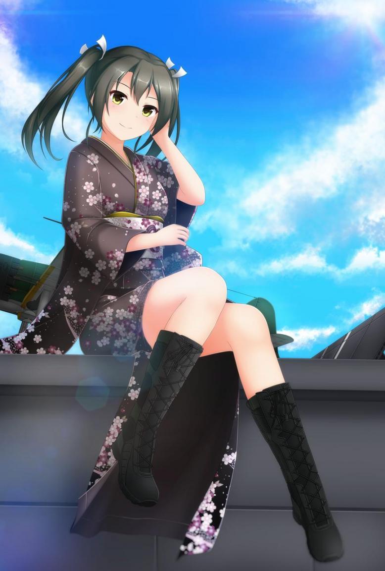 动漫本子,动漫和服少女,夏日祭
