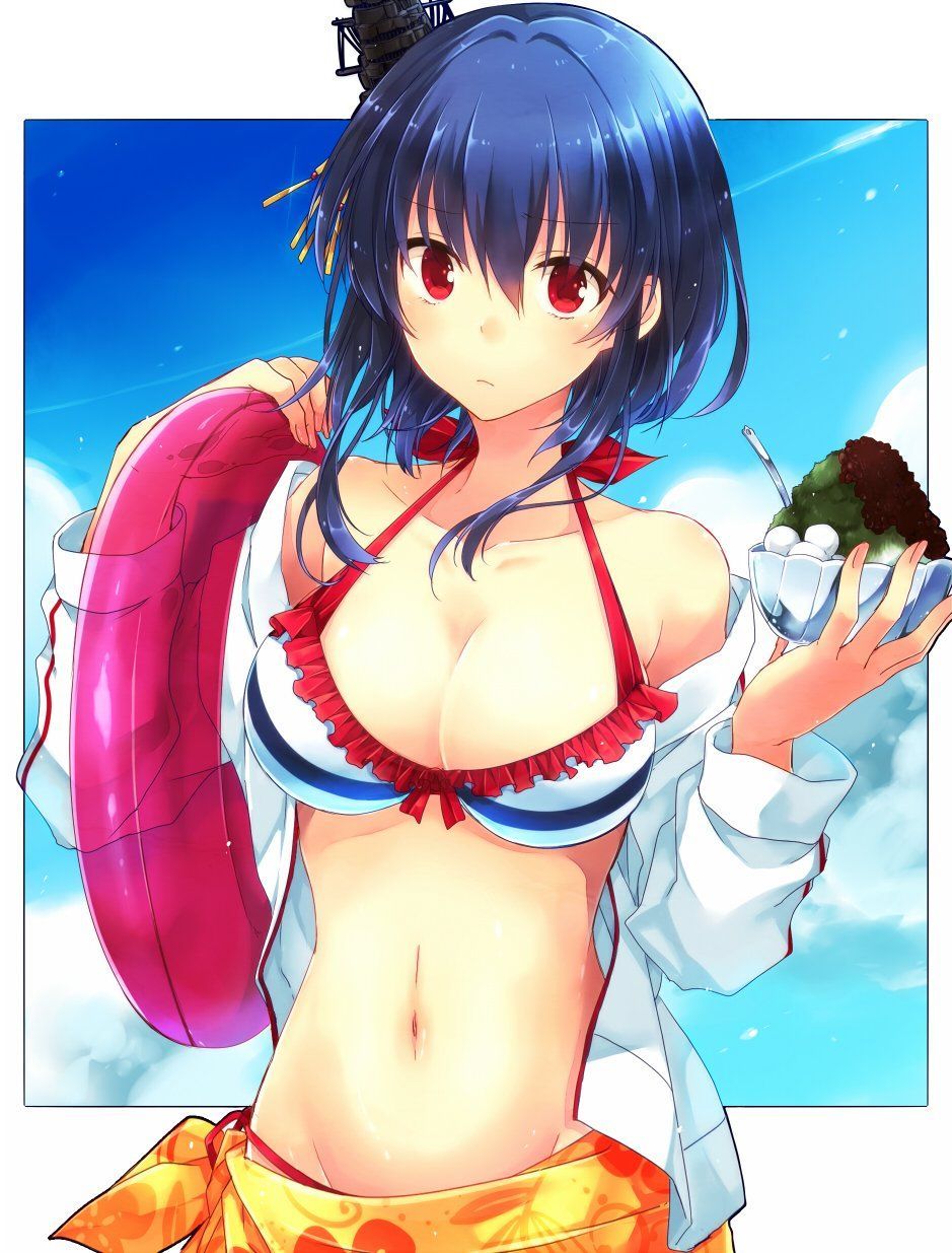 动漫本子,动漫福利图,动漫巨乳少女吃冰沙