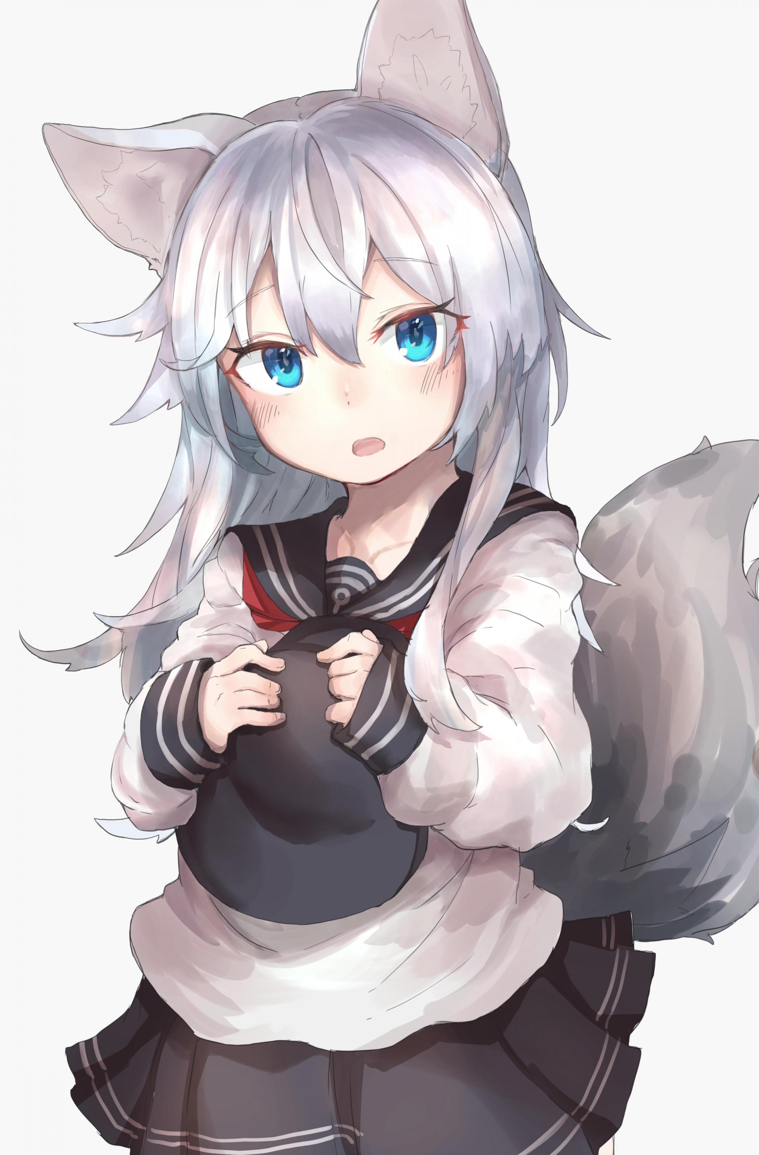 银发少女壁纸,动漫壁纸,动漫本子