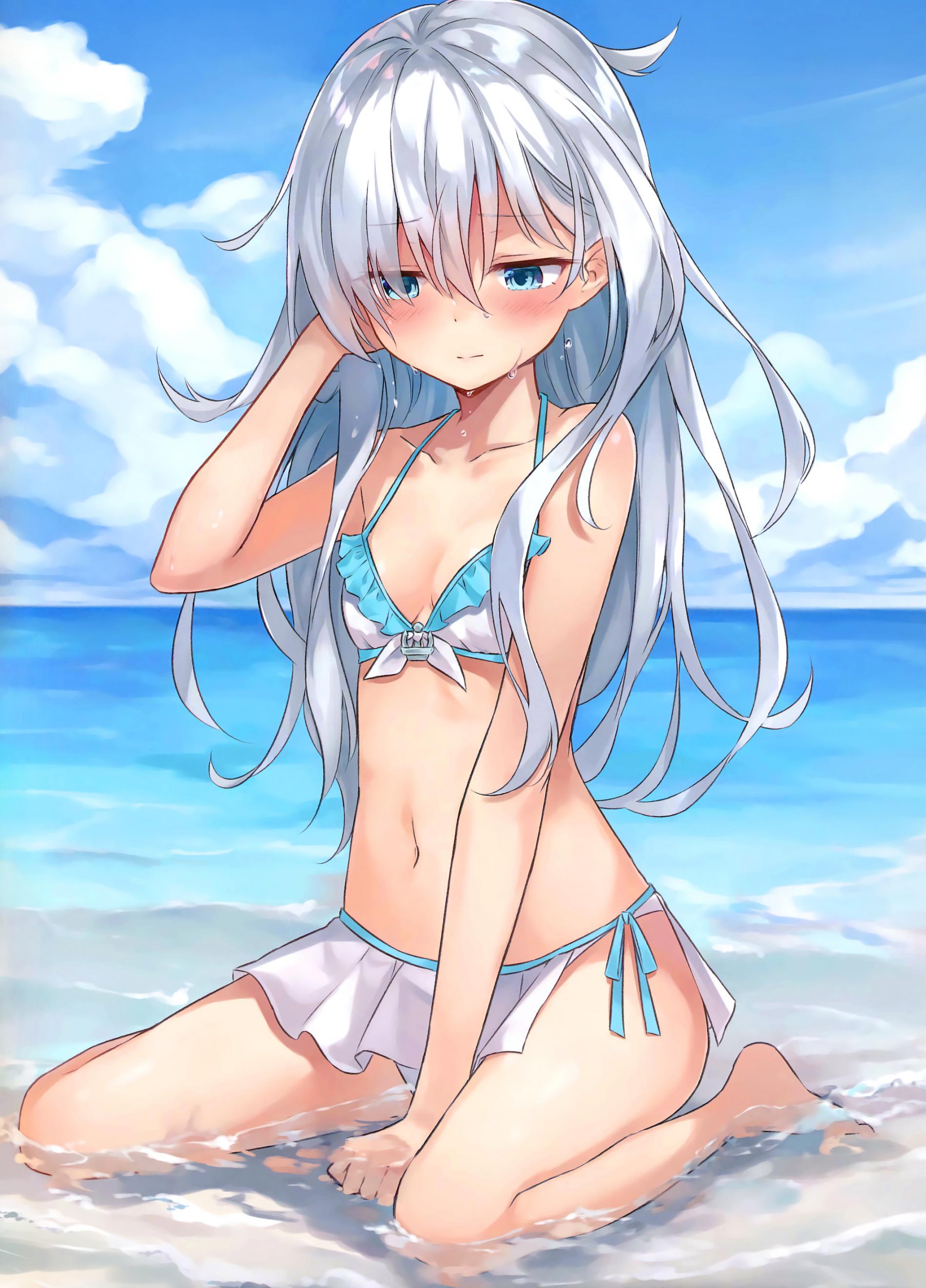 银发少女壁纸,动漫壁纸,动漫本子