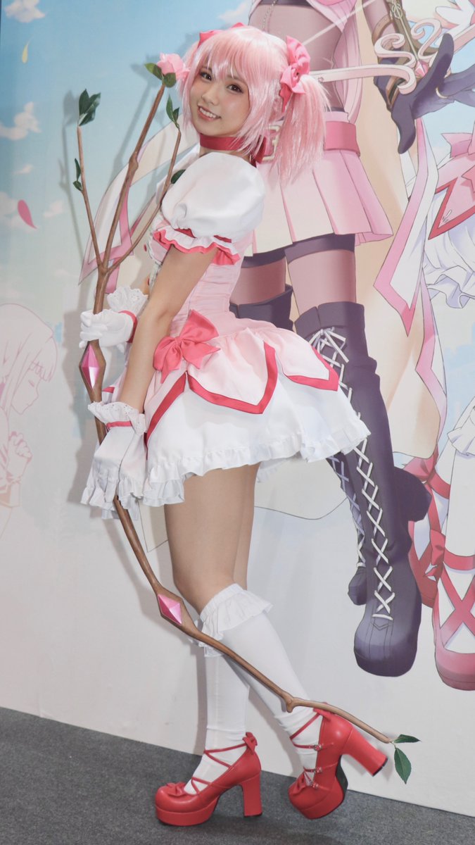 日本著名coser-enako cos魔法少女鹿目圆(2)