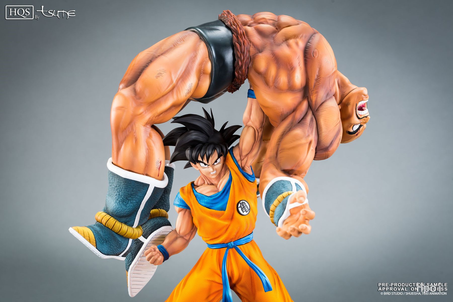 《龙珠》悟空雕像:常态悟空一拳KO那巴_动漫