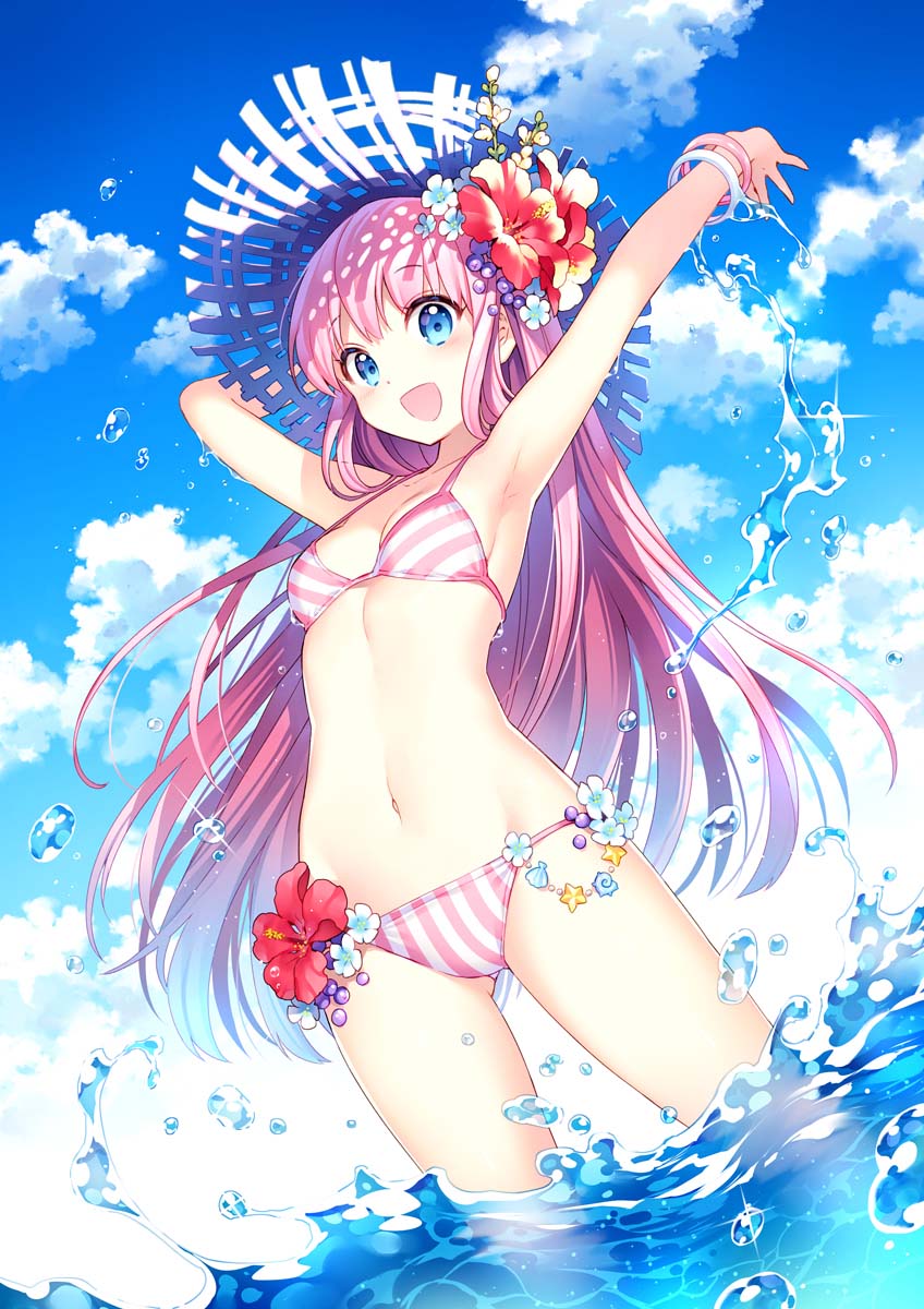 大海馈赠的福利 泳装少女 P站精选美图合集 动漫福利壁纸