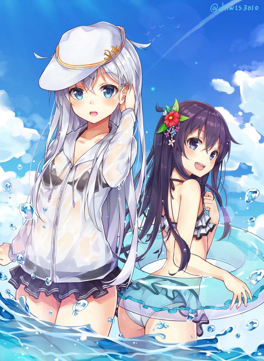 大海馈赠的福利 泳装少女 P站精选美图合集 动漫福利壁纸