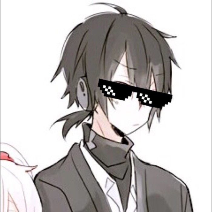 社会你头像,墨镜酷多多 二次元动漫头像_动漫