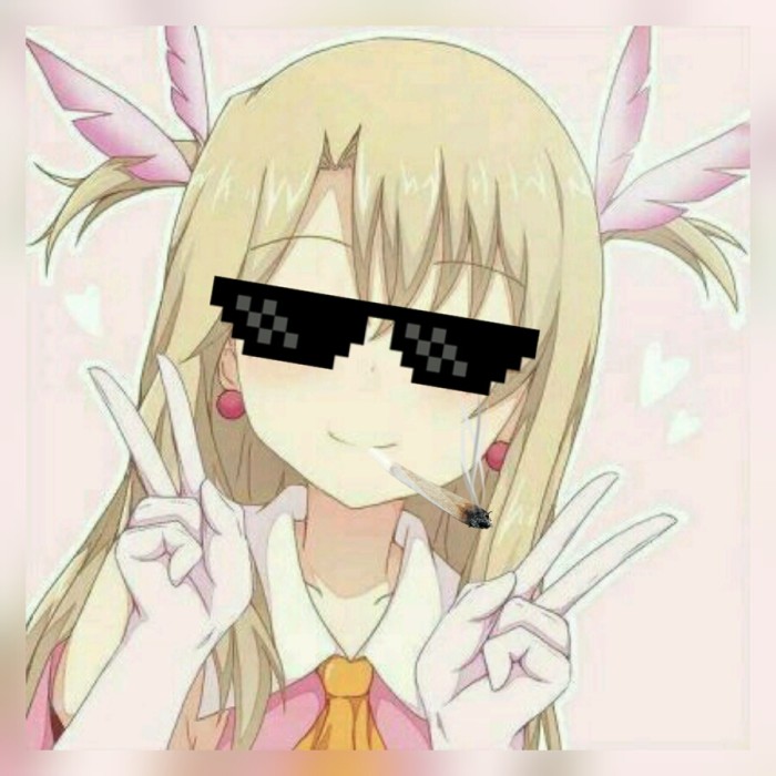 社会你头像,墨镜酷多多 二次元动漫头像_动漫