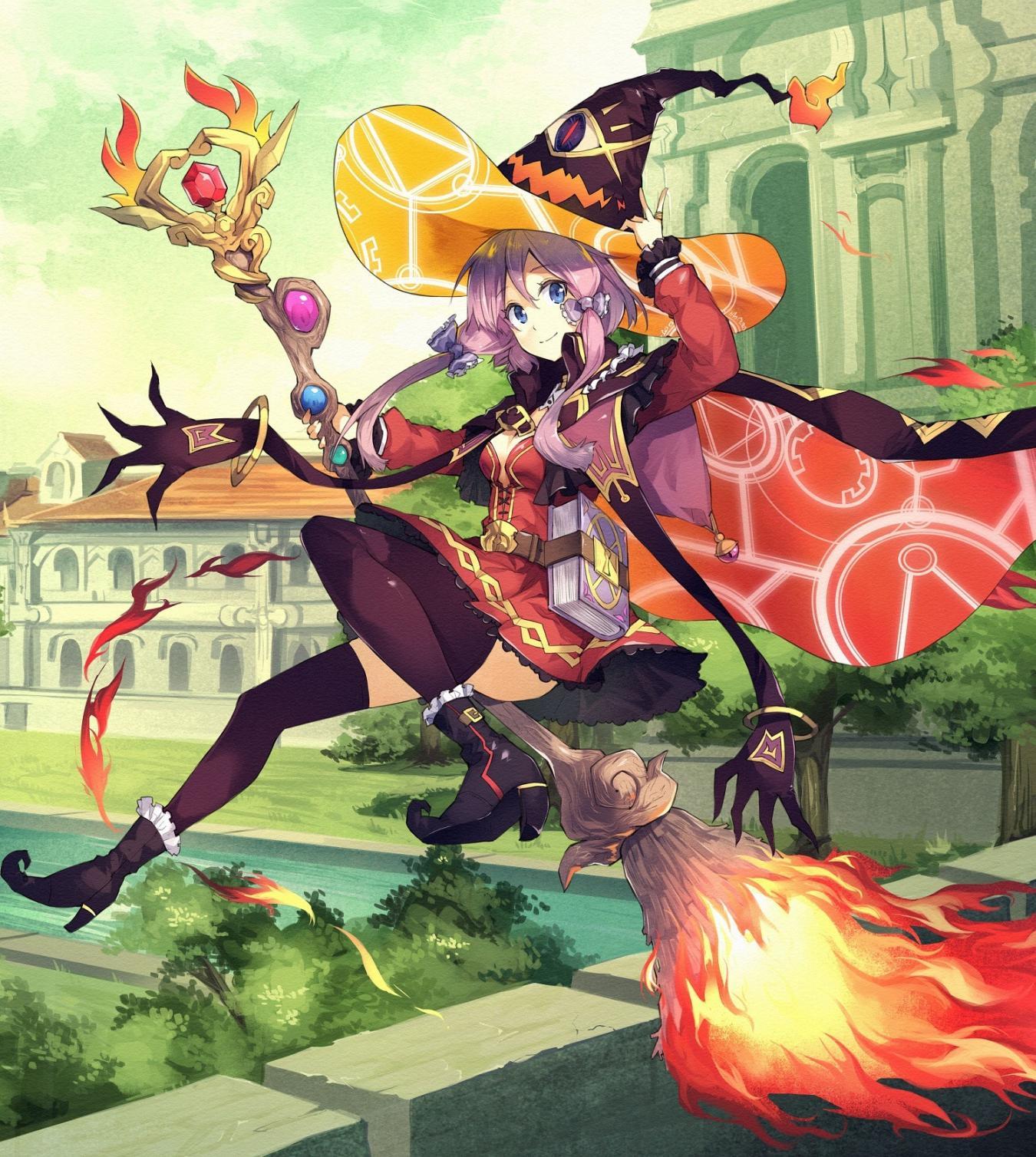 魔法娘美少女,二次元魔法少女,动漫魔法少女