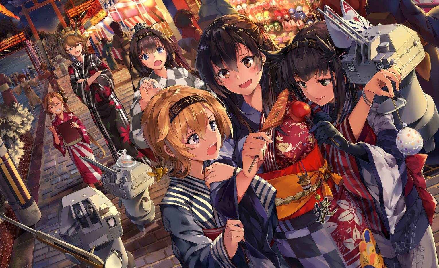 动漫和服,和服美少女,二次元和服