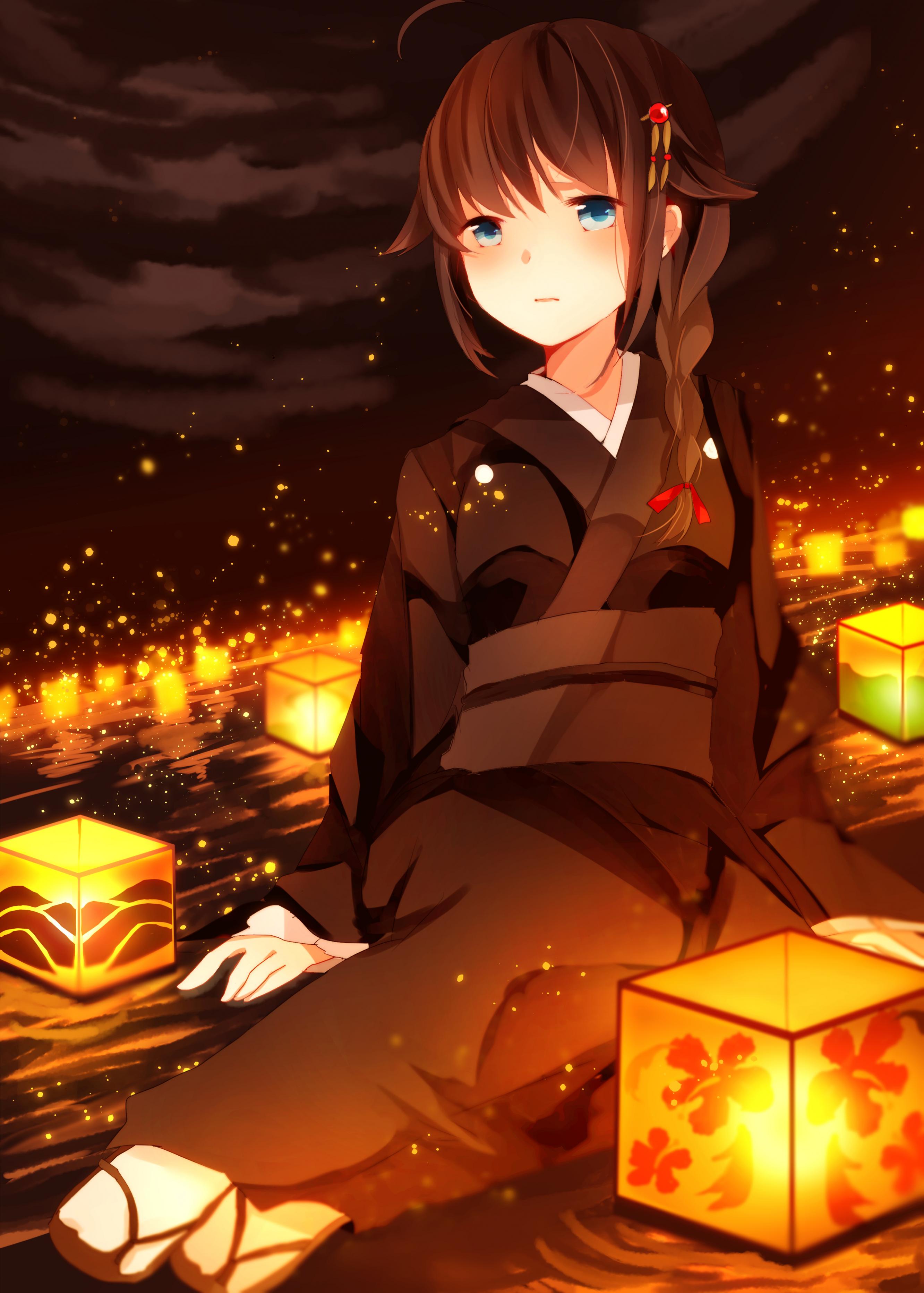动漫和服,和服美少女,二次元和服