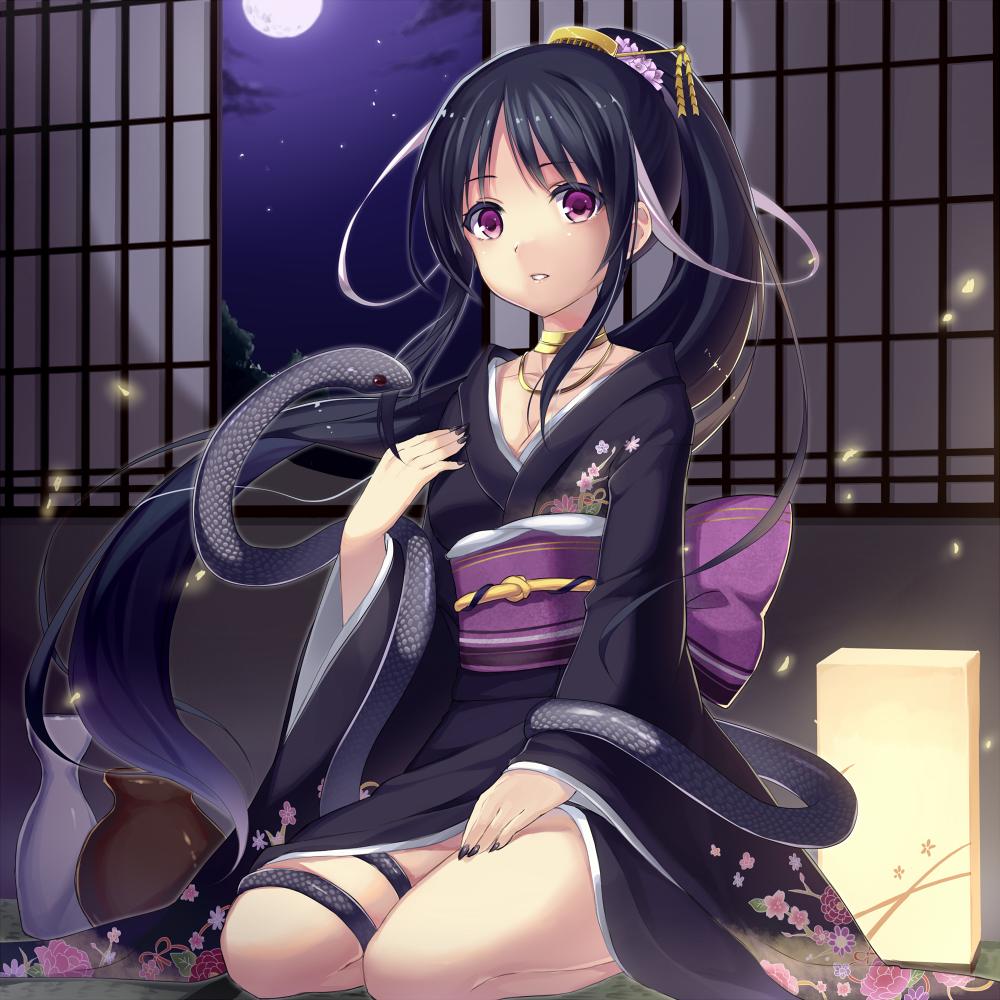 动漫和服,和服美少女,二次元和服