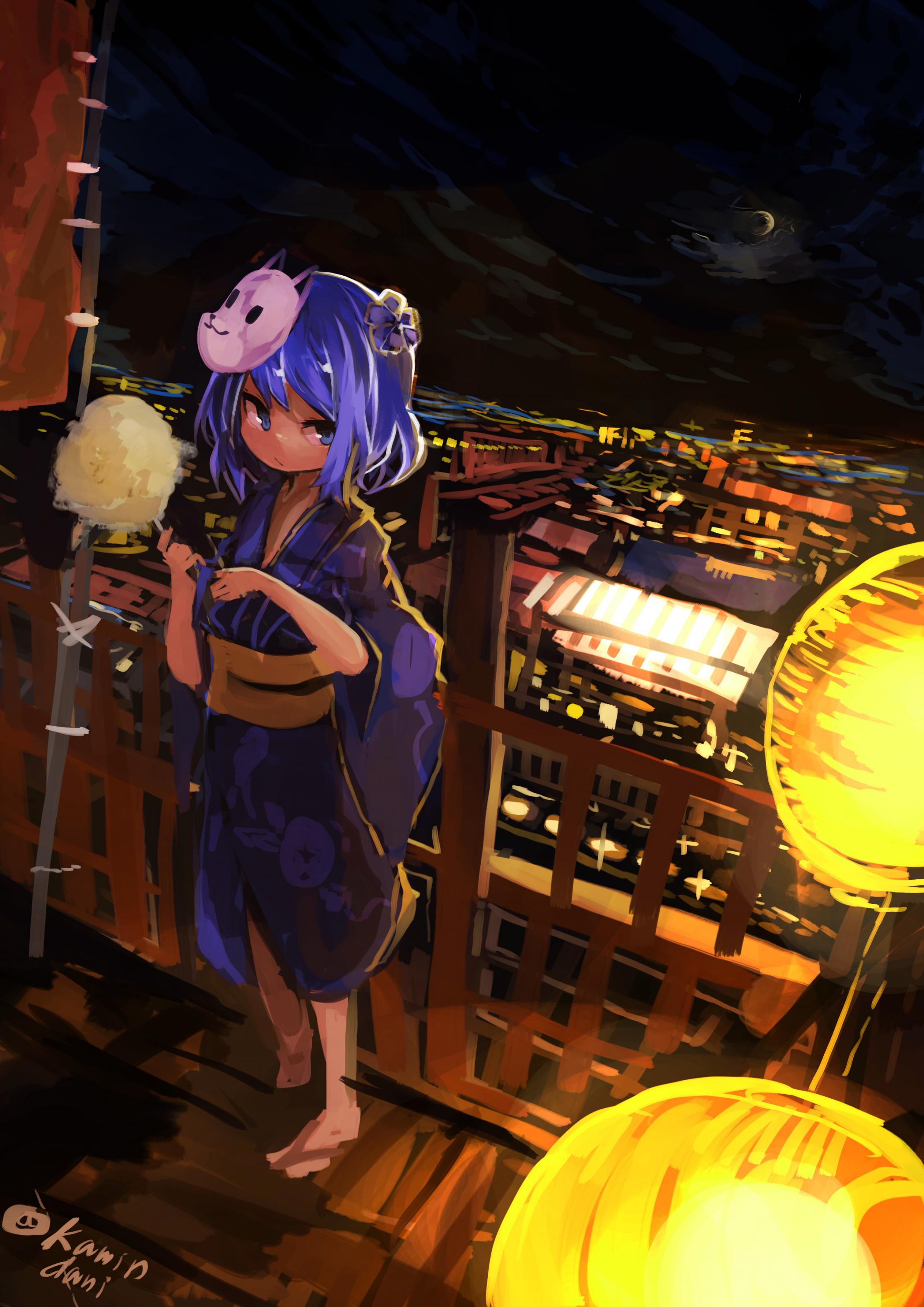 动漫和服,和服美少女,二次元和服