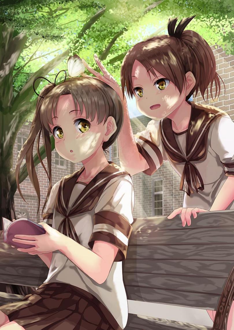 动漫美少女壁纸,二次元扎马尾美少女,动漫福利
