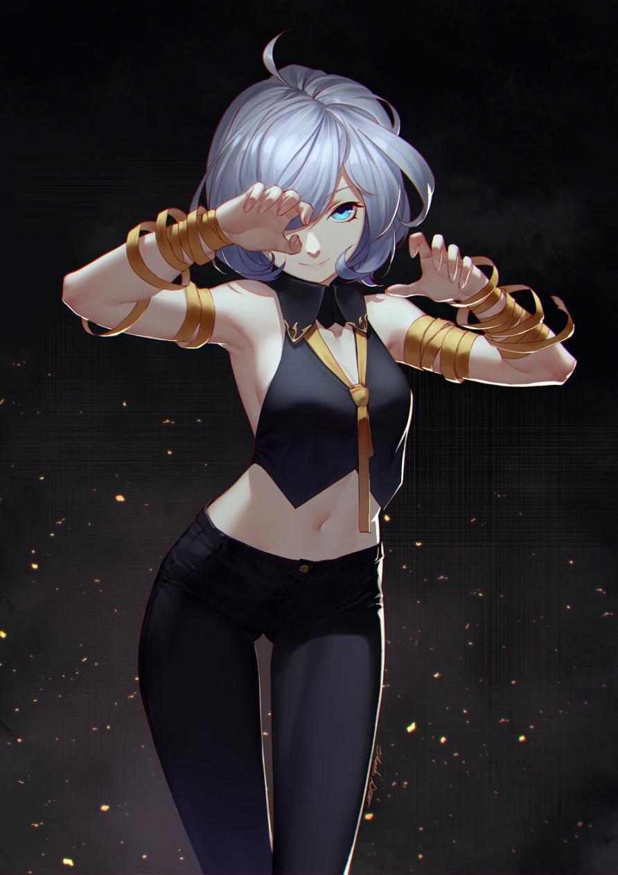 二次元短发少女,动漫短发少女,动漫本子