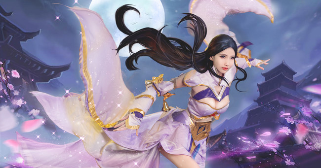 王者荣耀 露娜·紫霞仙子 我的意中人是个盖世