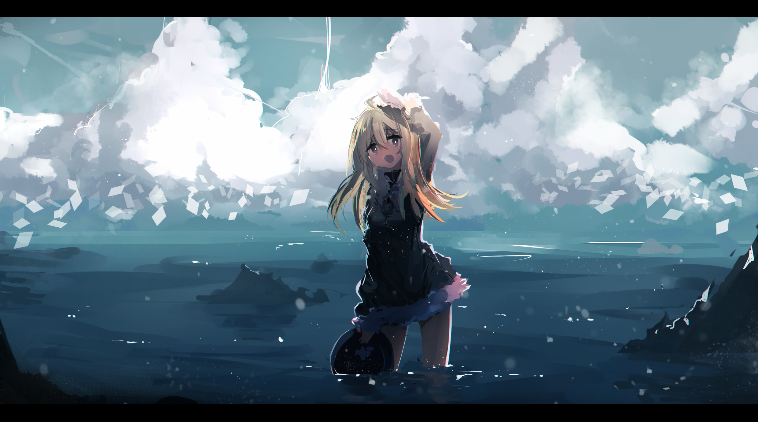 少女终末旅行温暖之光洒遍大地延伸到世界的最