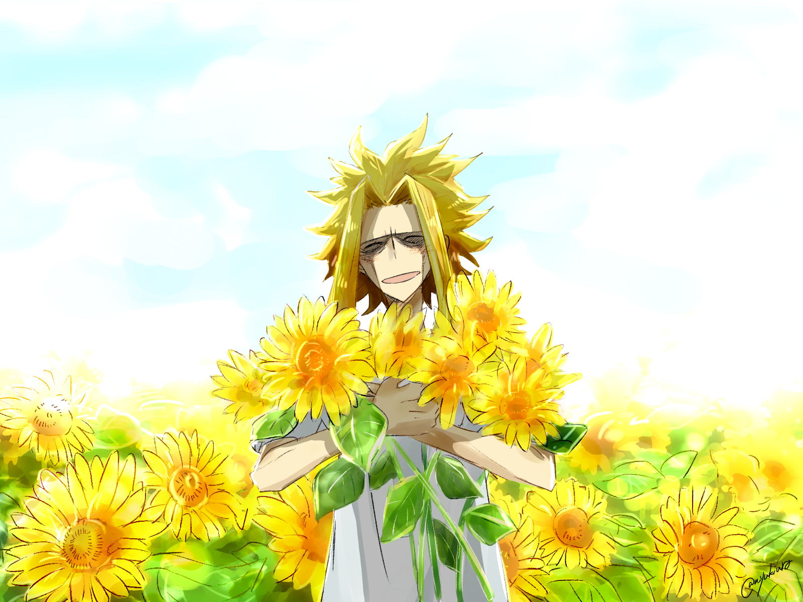 《我的英雄学院》欧尔麦特萌化手机主题