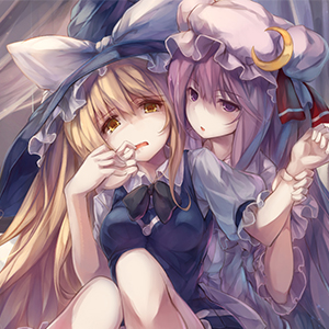 【雾雨魔理沙】二次元头像女生呆萌