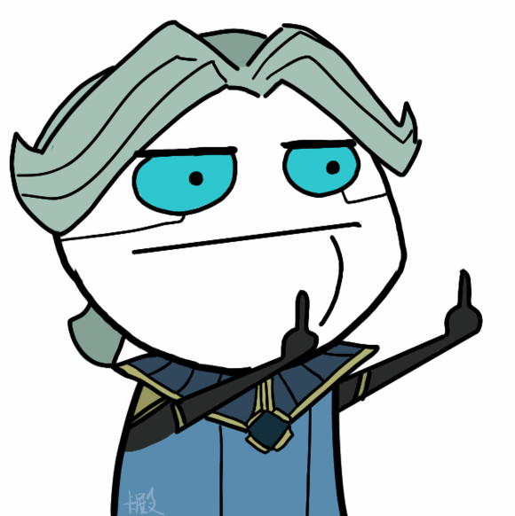 卡殿 竖中指表情包