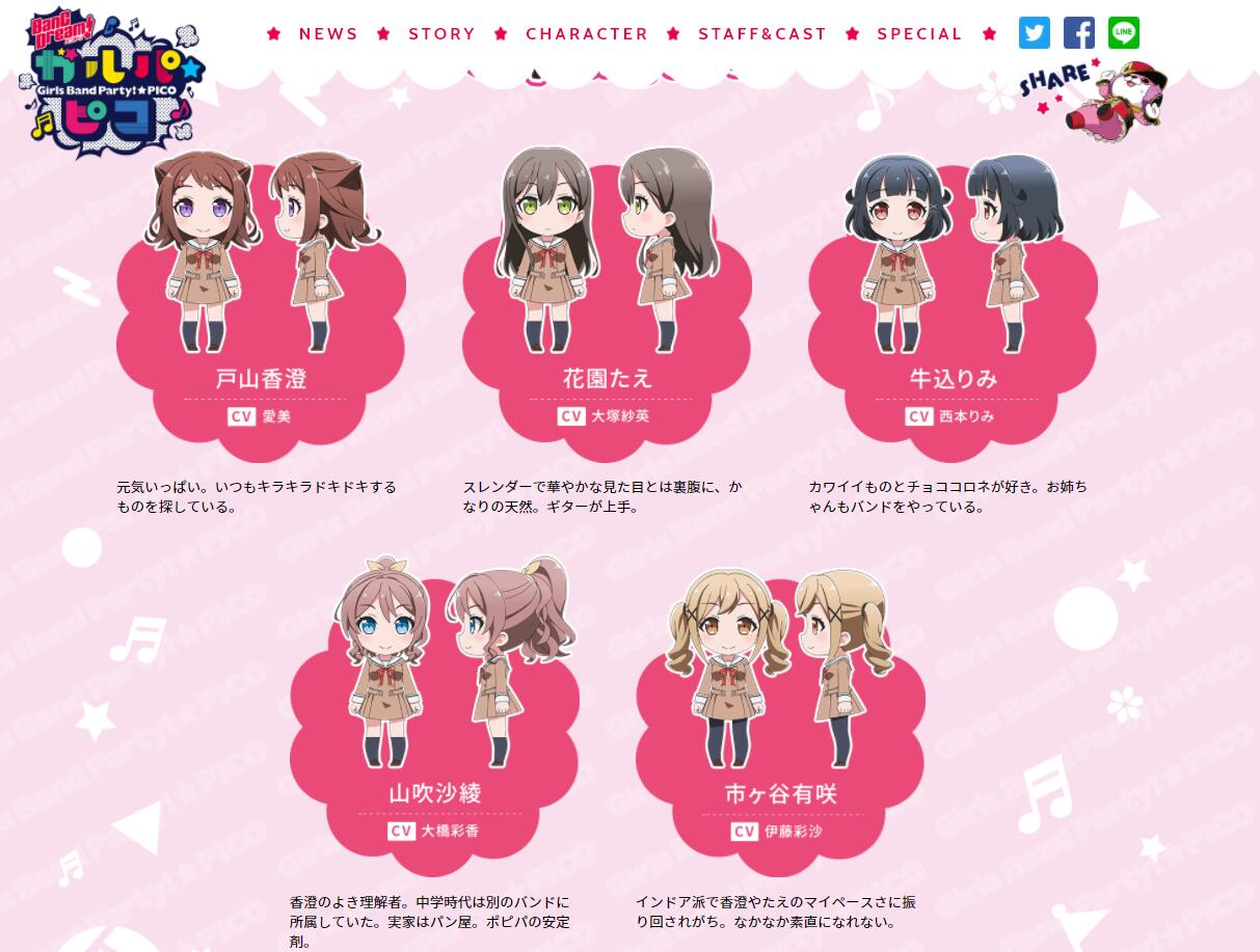 BanG Dream,邦邦Q版动画,邦邦第二季,BanG Dream第二季