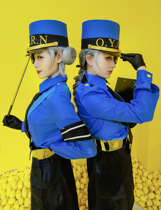 女神异闻录5 白丝 双子 制服 cosplay