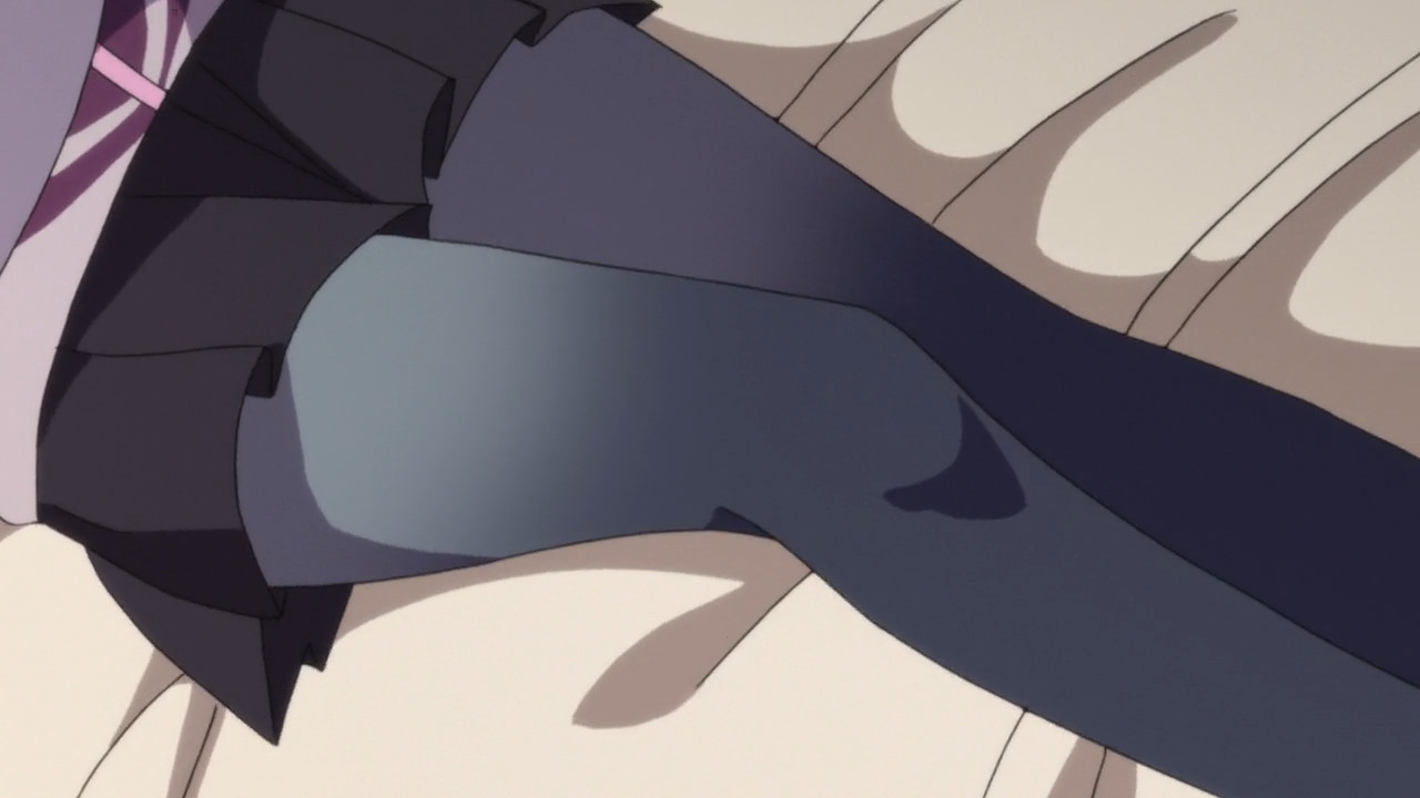 新条茜、宝多六花姿势诱人，《SSSS.GRIDMAN》第七话，官方深知JK之道