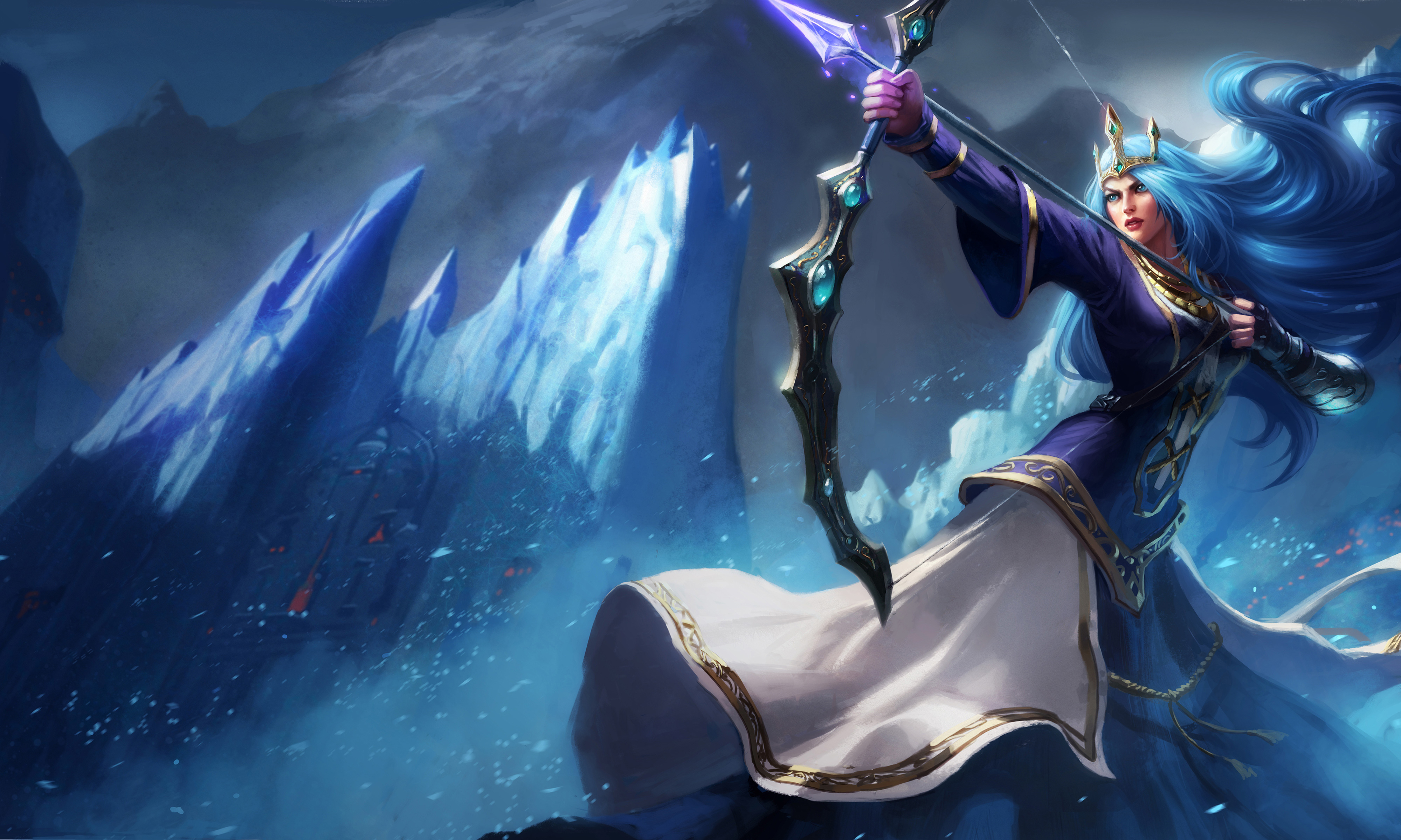 英雄联盟寒冰射手艾希全皮肤高清无水印原画下