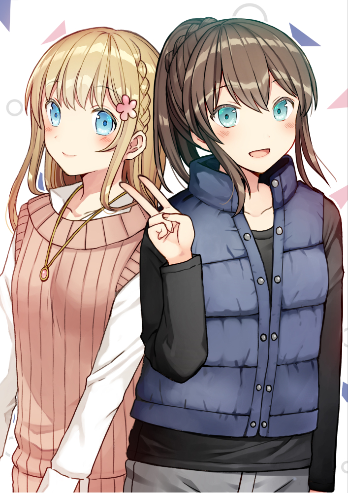 百合,百合动漫,萌图,萌图片,动漫女生图片,闺蜜图片