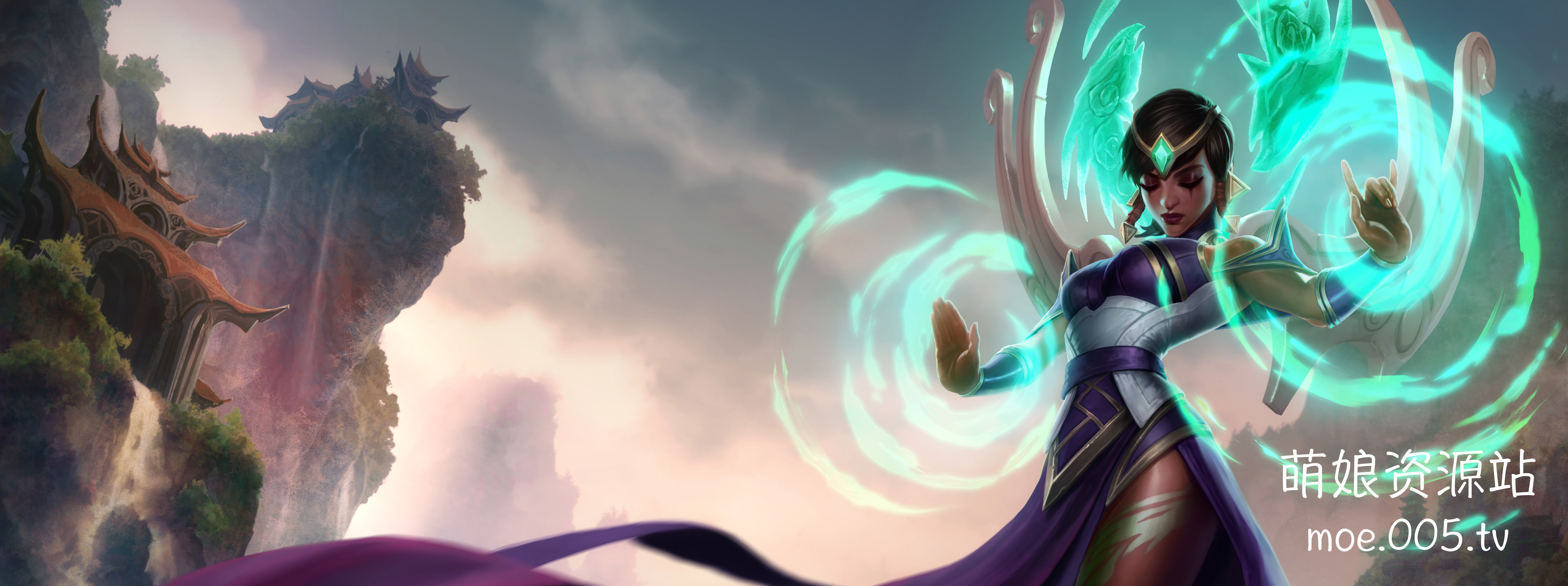 lol英雄联盟天启者卡尔玛动漫游戏高清无水印电