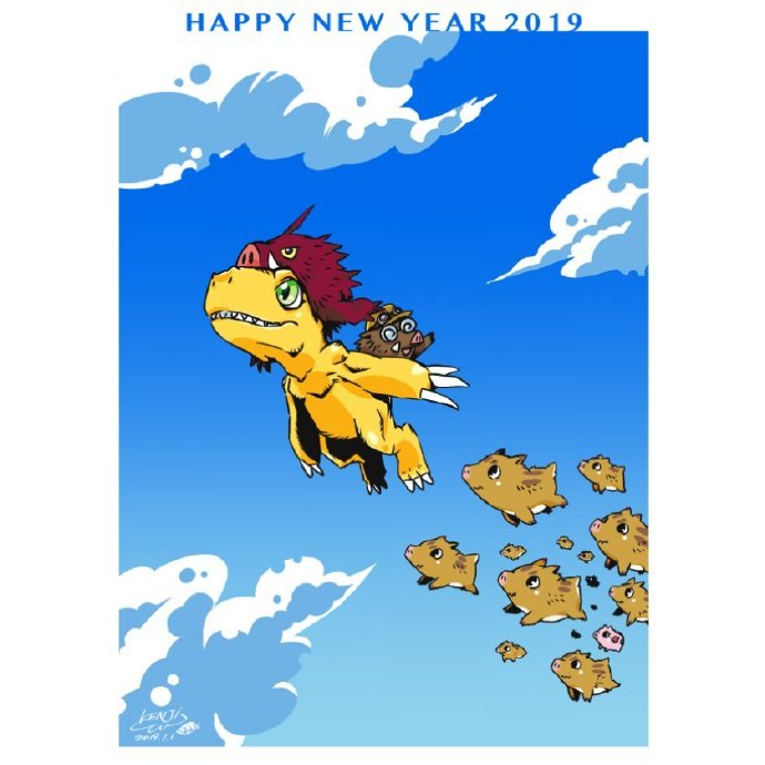 日本动画业界2019年新年贺岁合集 动漫新闻