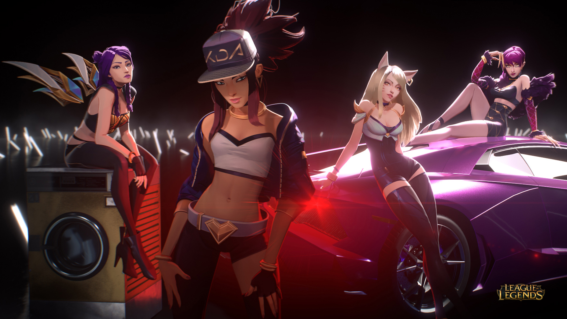 LOL,英雄联盟,K/DA,电脑壁纸