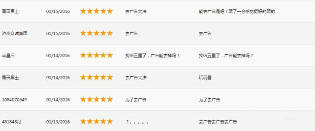 App Store上给游戏五星差评的玩家都是什么心理？
