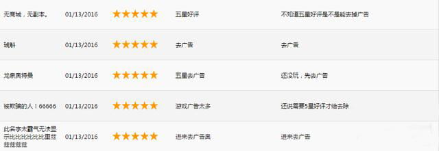 App Store上给游戏五星差评的玩家都是什么心理？