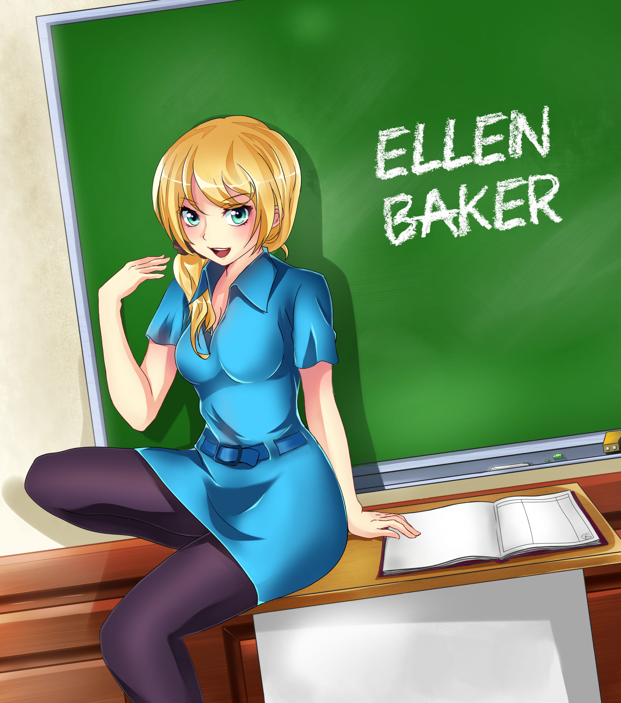 Ellen Baker老师,艾伦老师,Ellen Baker本子