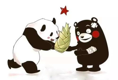 熊本,熊本地址,网友画熊猫为熊本祈福：加油，熊本熊！