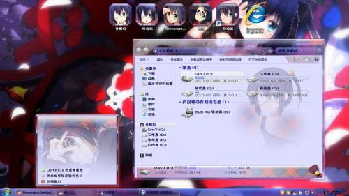 win7电脑主题,小鸟游六花