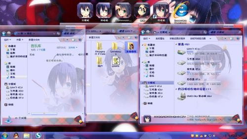 win7电脑主题,小鸟游六花