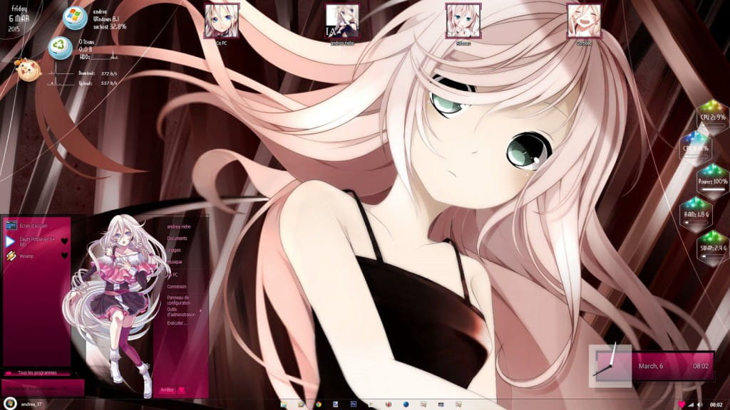 Vocaloid,IA,win8主题,win8.1主题,萌化