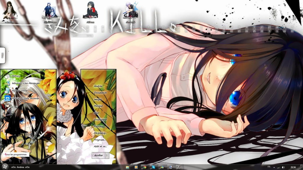 裁断分离之罪恶剪刀,win7主题,萌化,下载