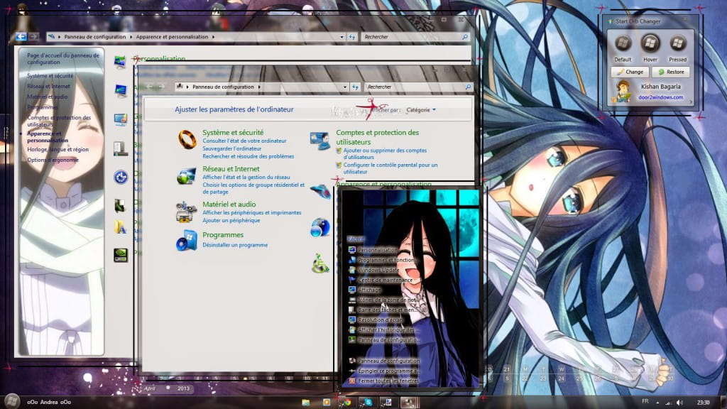 裁断分离之罪恶剪刀,win7主题,萌化,下载