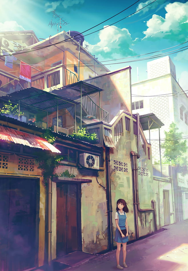二次元,,动画,场景