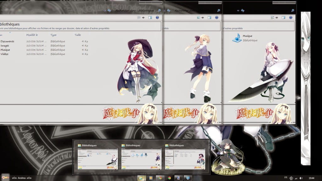 win7主题,魔法战争,下载,萌化