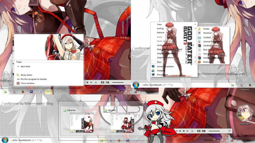 win7主题,弑神者,爱丽莎·I·阿米爱拉,下载