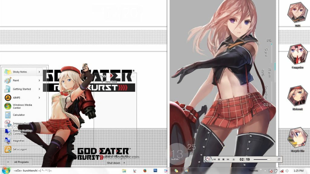 win7主题,弑神者,爱丽莎·I·阿米爱拉,下载