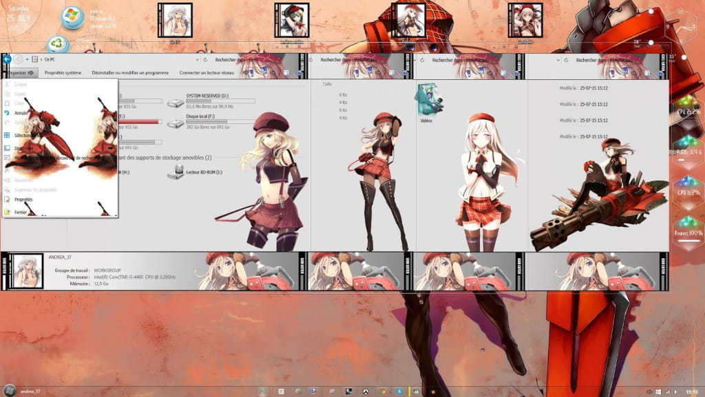 win8主题,弑神者,God Eater,爱丽莎,下载,萌化