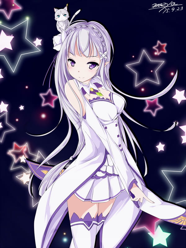 艾米莉娅手机壁纸,艾米莉娅本子