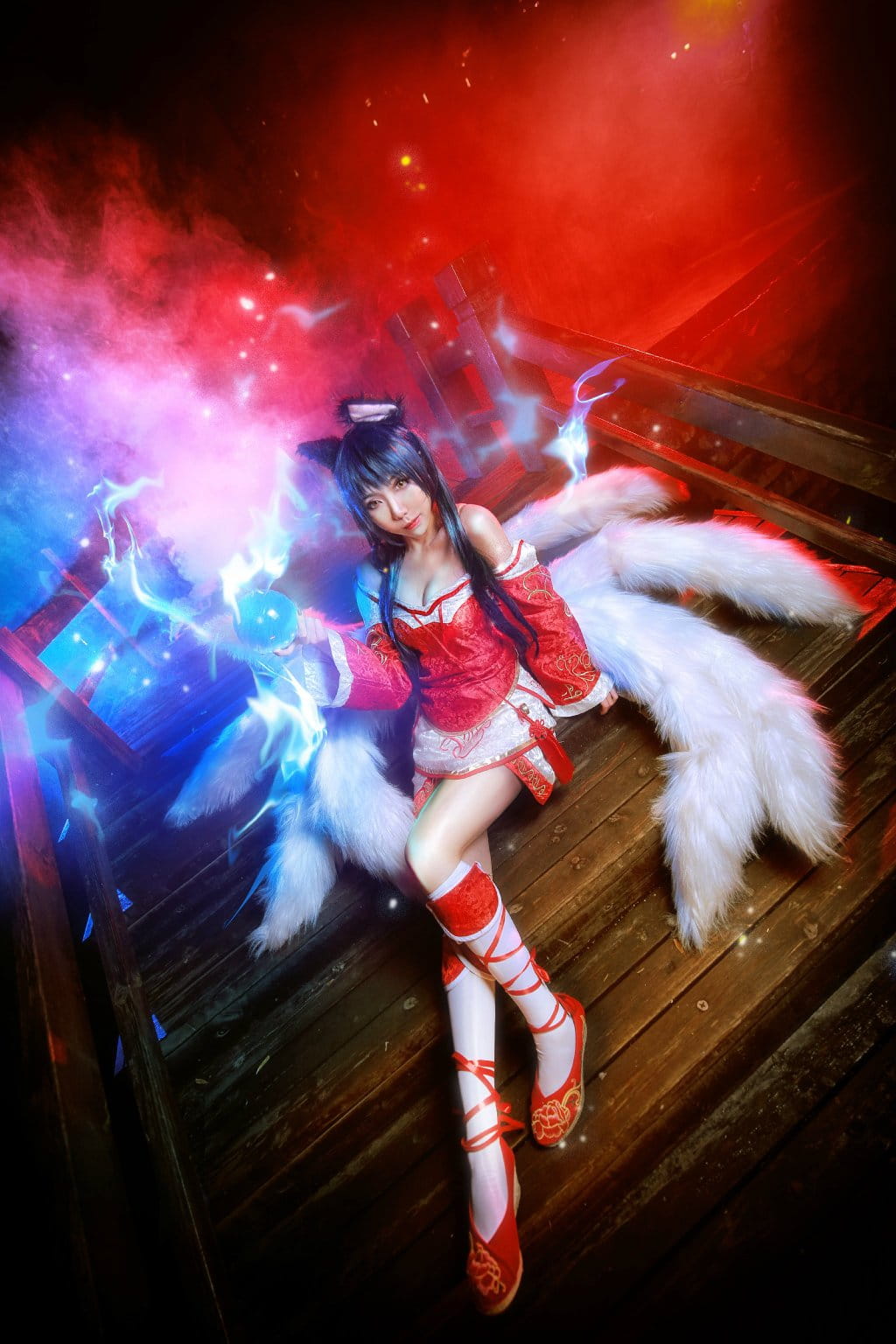 英雄联盟,九尾妖狐,阿狸,cos,写真