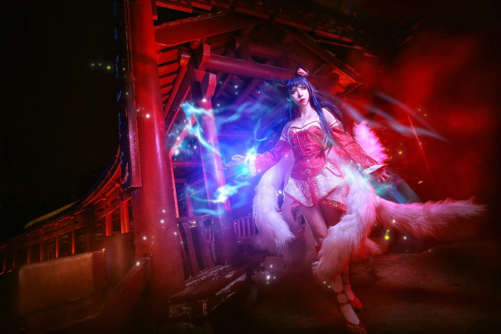 英雄联盟,九尾妖狐,阿狸,cos,写真