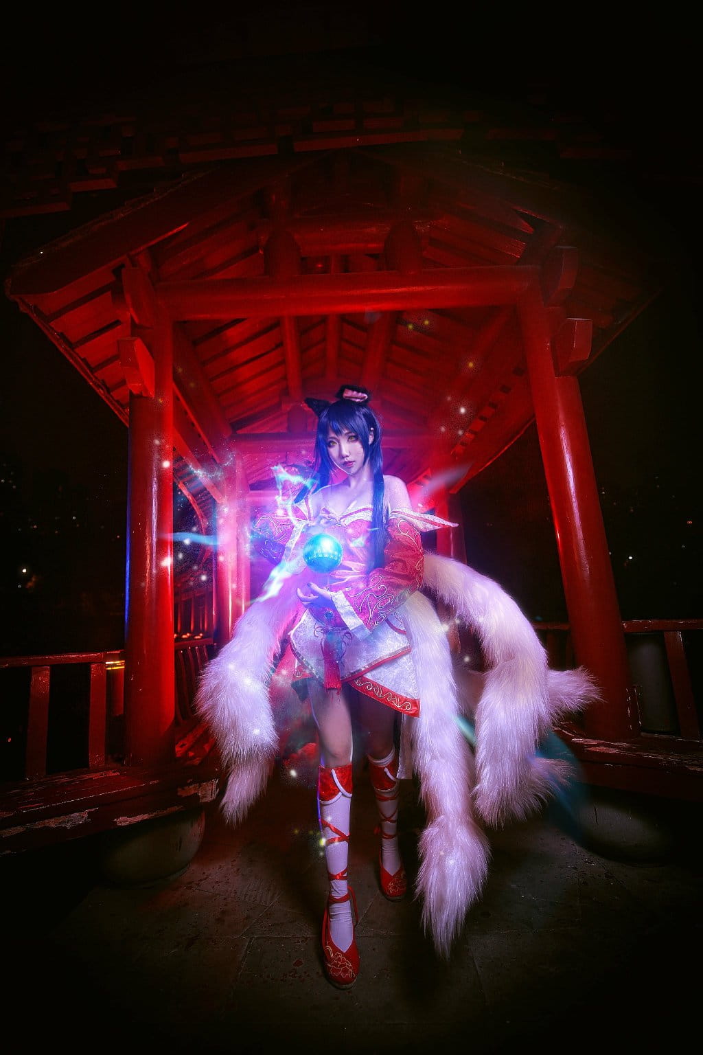 英雄联盟,九尾妖狐,阿狸,cos,写真