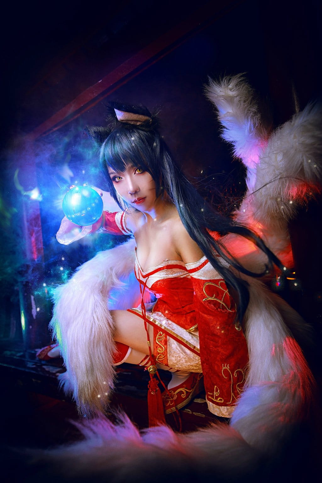 英雄联盟,九尾妖狐,阿狸,cos,写真