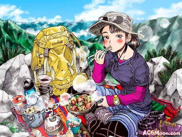 登山女子,登山漫画,日常漫画,美食漫画